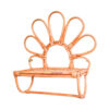 rattan daisy wall shelf, wholesale, bulk