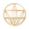 round rattan wall shelf, wholesale, bulk