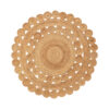scalloped jute rug, wholesale, bulk