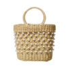 straw bag with pearls, wholesale, bulk