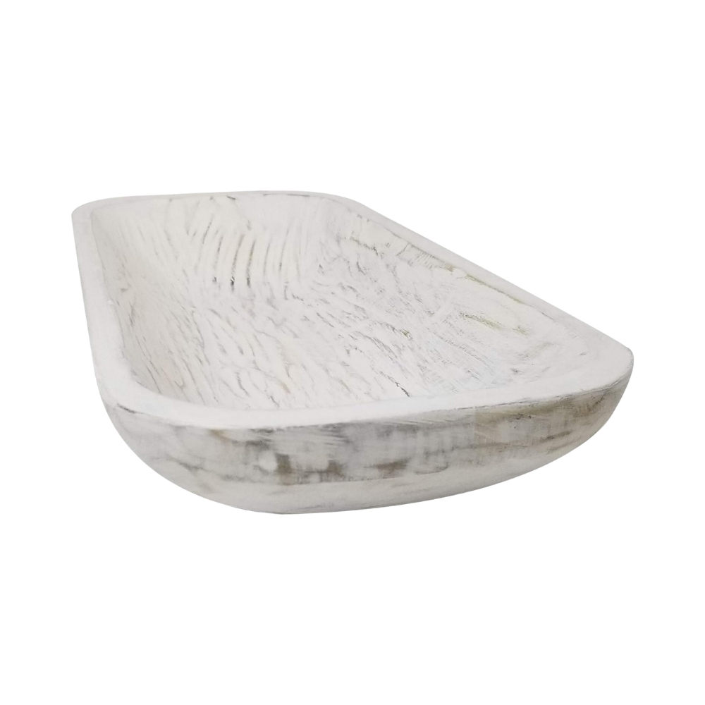 white dough bowl, whitewashed, bulk, wholesale