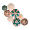 woven plates wall decor, wholesale, bulk