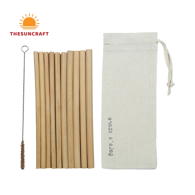Reusable Bamboo Straw Set, wholesale