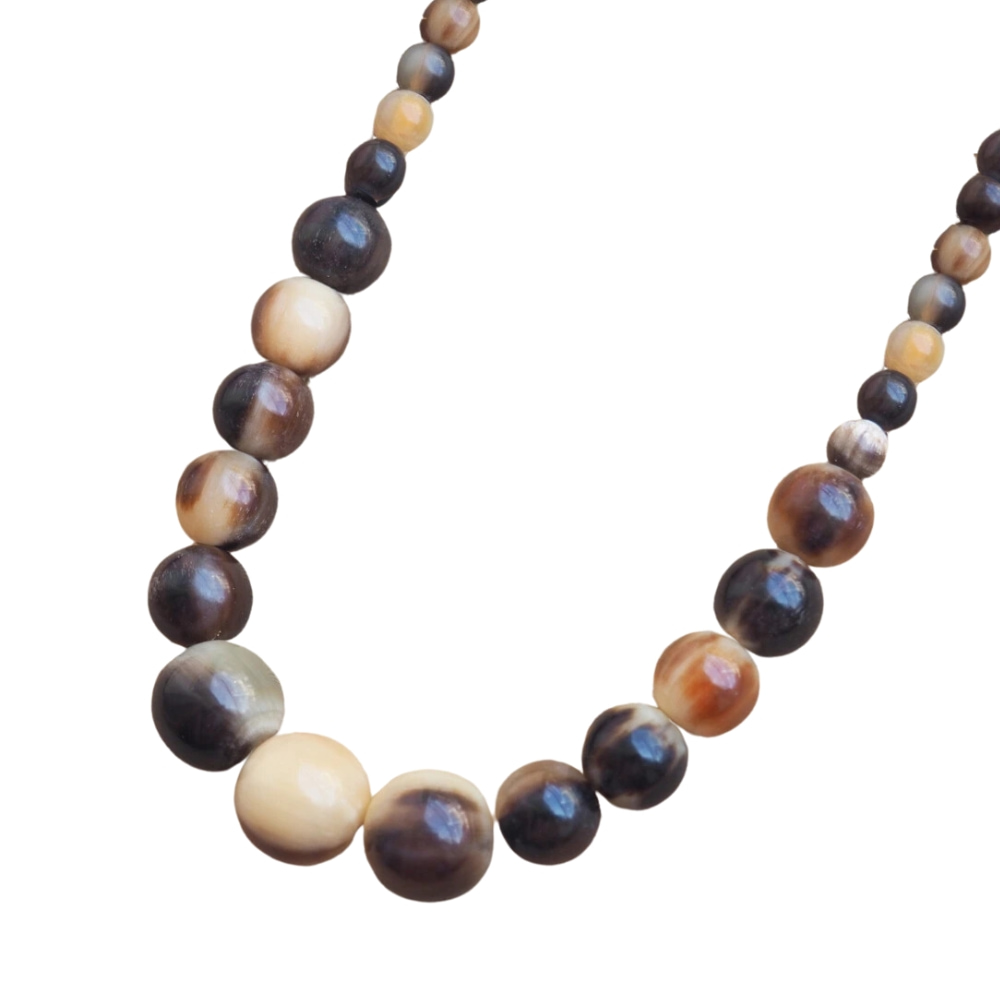 beaded horn necklace, wholesale, bulk