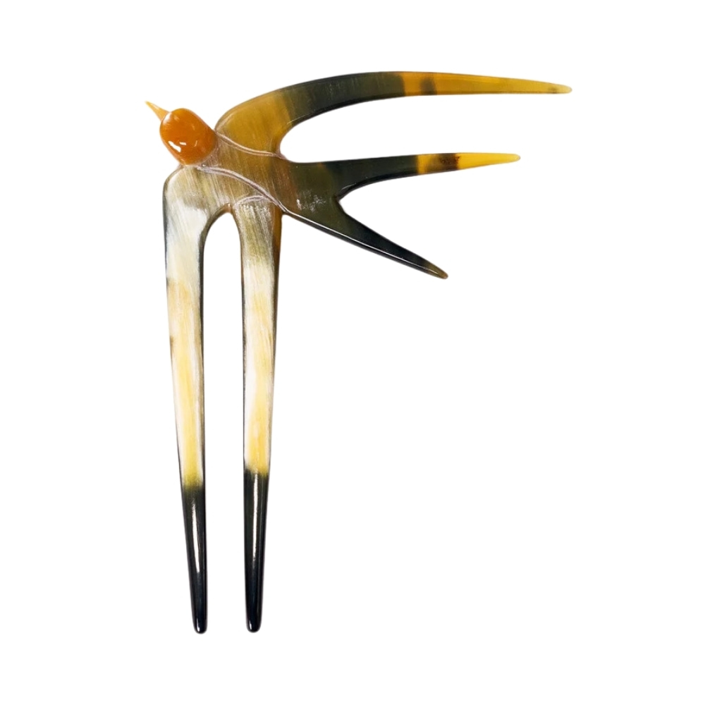 bird shaped horn hair fork, bulk, wholesale