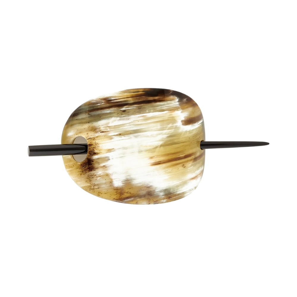 buffalo horn barrette, bulk, wholesale