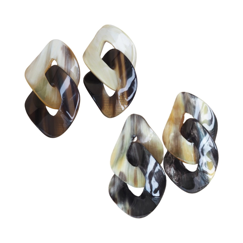 buffalo horn earrings, bulk, wholesale