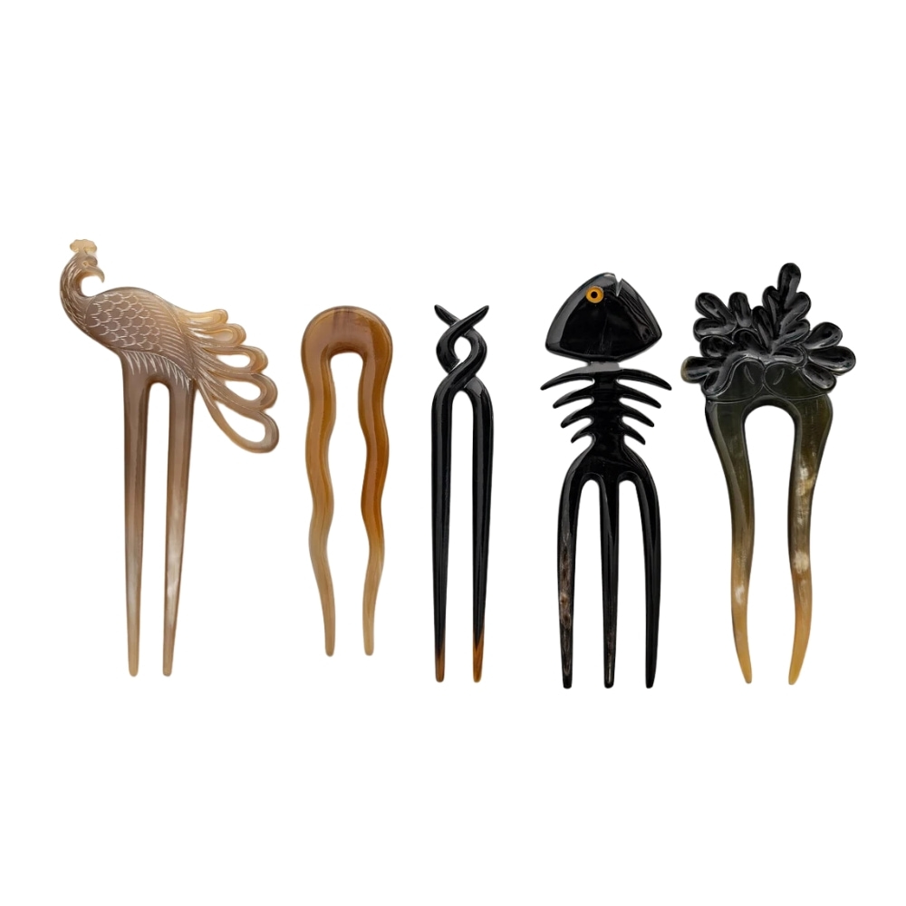 buffalo horn hair fork, wholesale, bulk