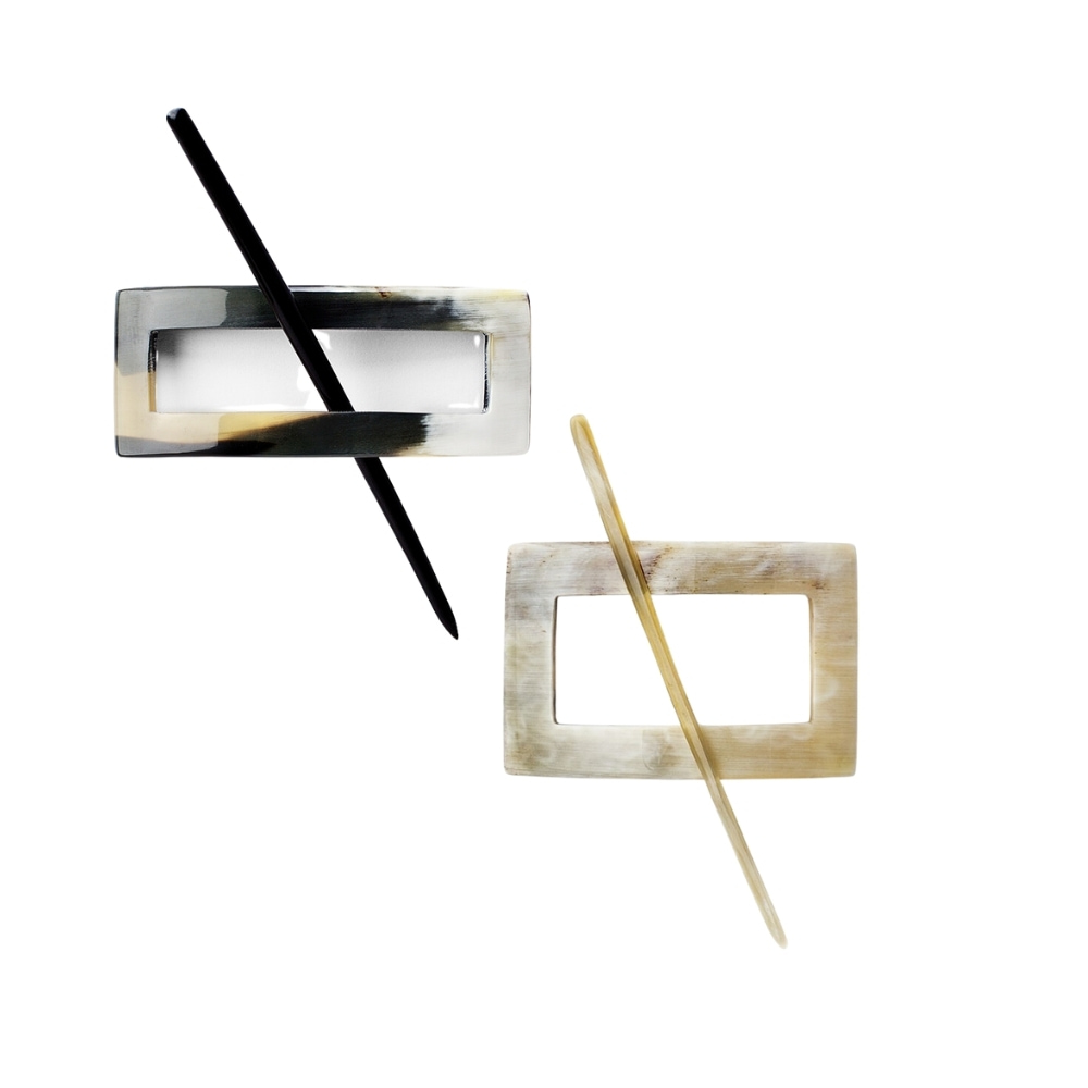 buffalo horn hair slider, wholesale, bulk