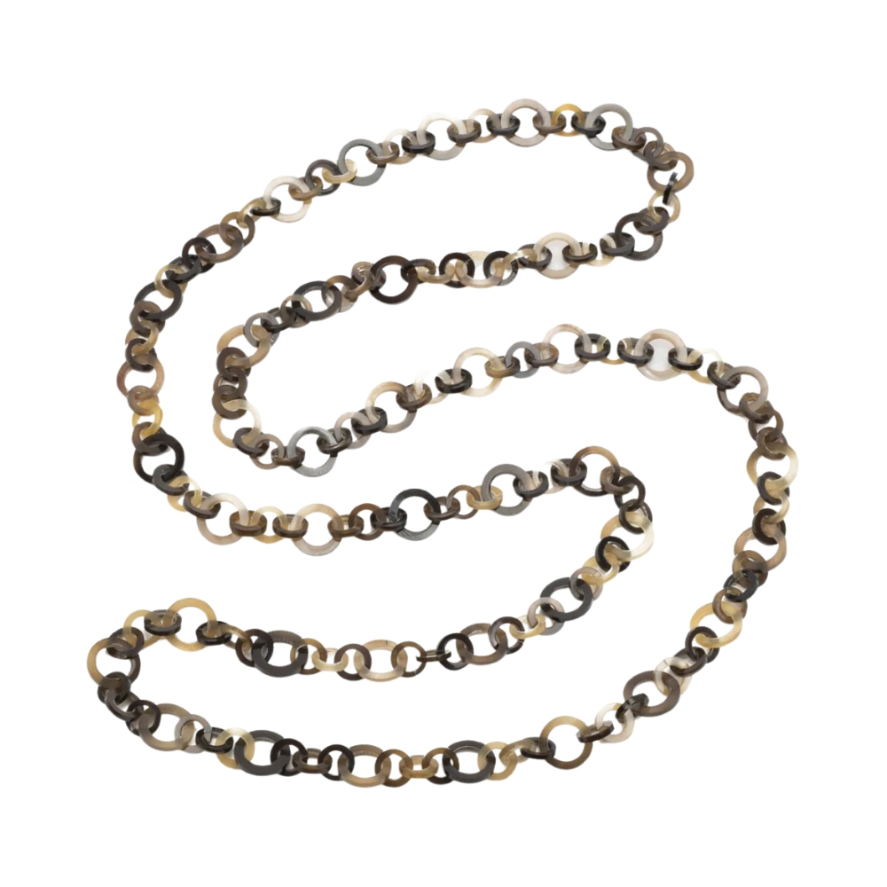 buffalo horn link necklace