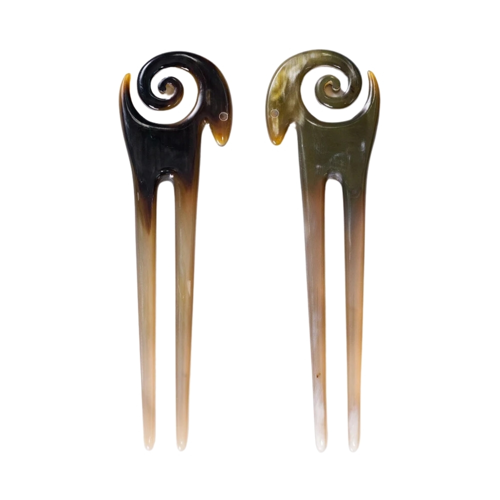 buffalo horn ram hair stick, wholesale, bulk