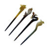 customized shape horn hair pin, wholesale, bulk