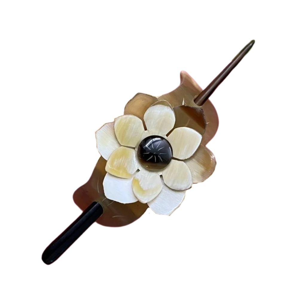 flower horn hair pin, wholesale, bulk