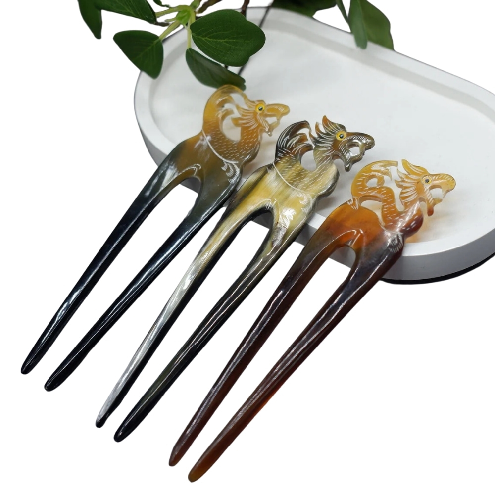 horn dragon hair fork, bulk, wholesale
