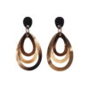 horn drop earrings, wholesale, bulk