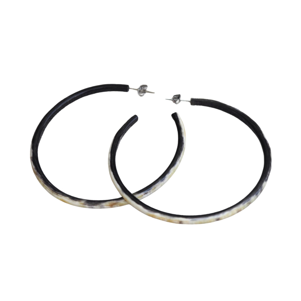 horn hoop earrings, wholesale, bulk