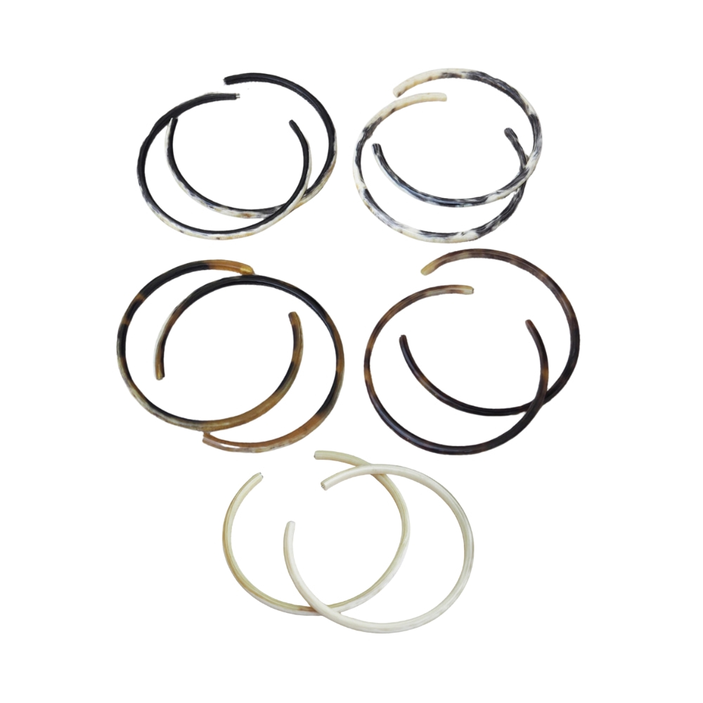 horn hoop earrings, wholesale, bulk