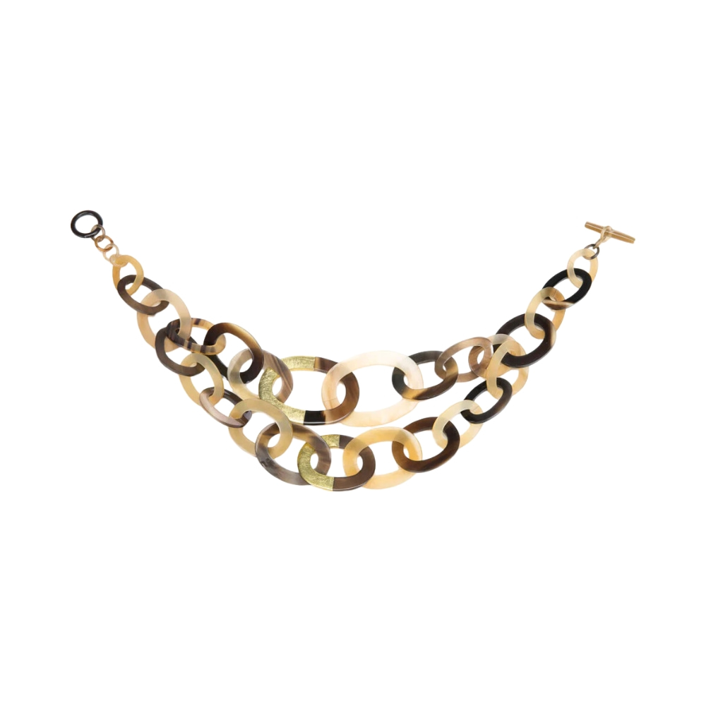 lacquered horn necklace, wholesale, bulk