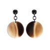 round horn earrings, wholesale, bulk