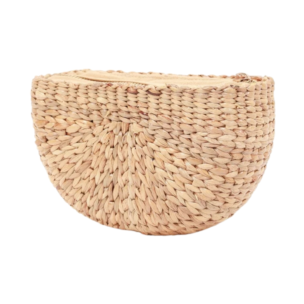 semicircular water hyacinth wallet, wholesale, bulk