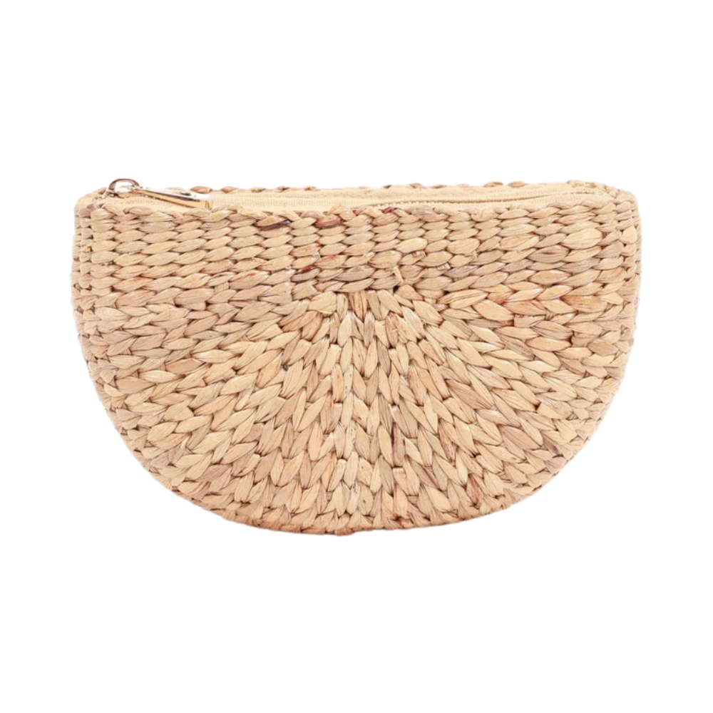 semicircular water hyacinth wallet, wholesale, bulk