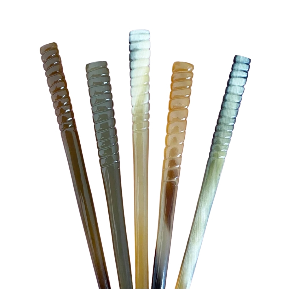 simple horn hair sticks, wholesale, bulk