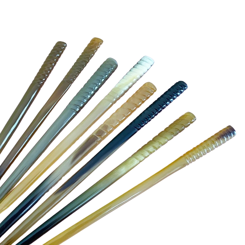 simple horn hair sticks, wholesale, bulk