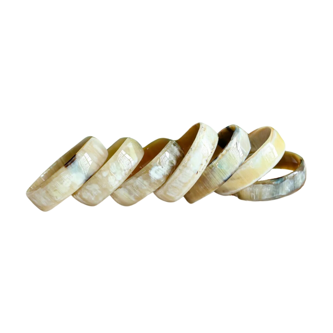 thick horn bangle set, wholesale, bulk