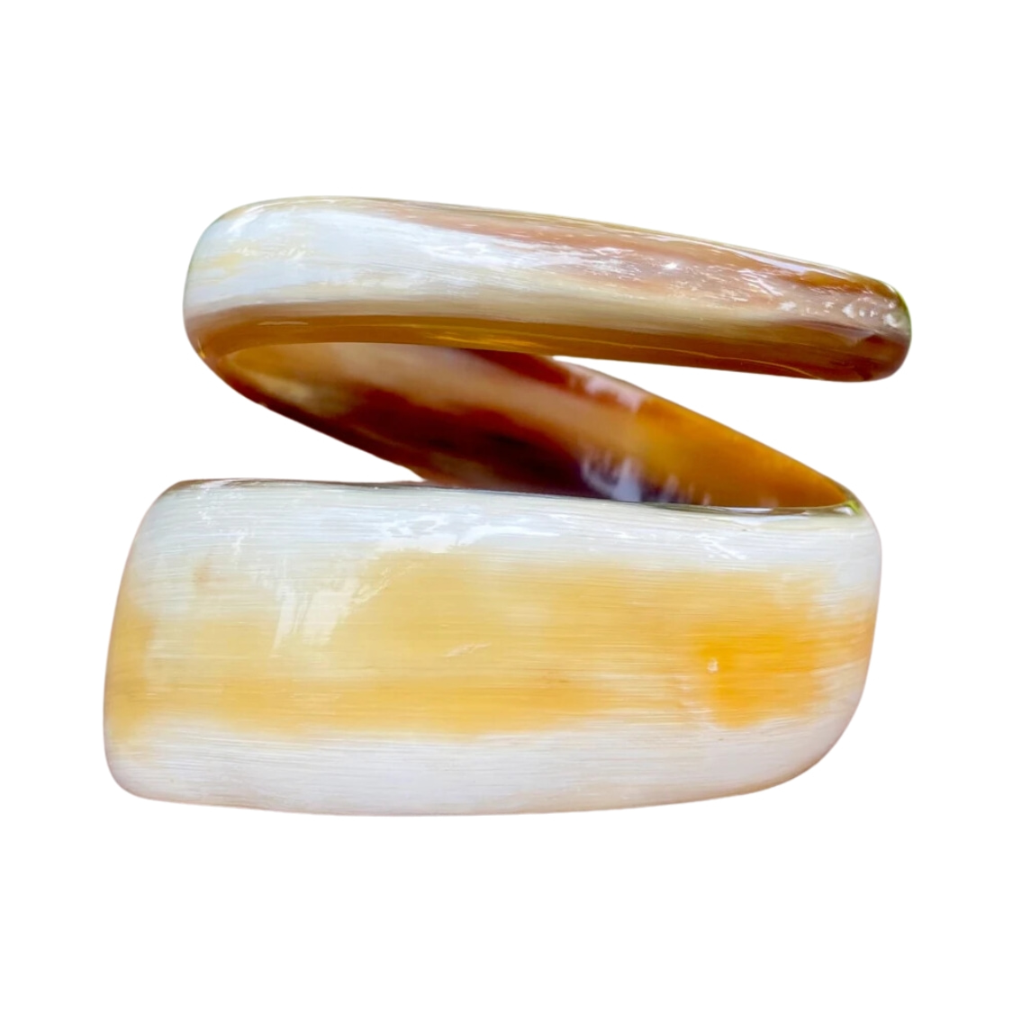 twisted buffalo horn bangle, bracelet, wholesale, bulk