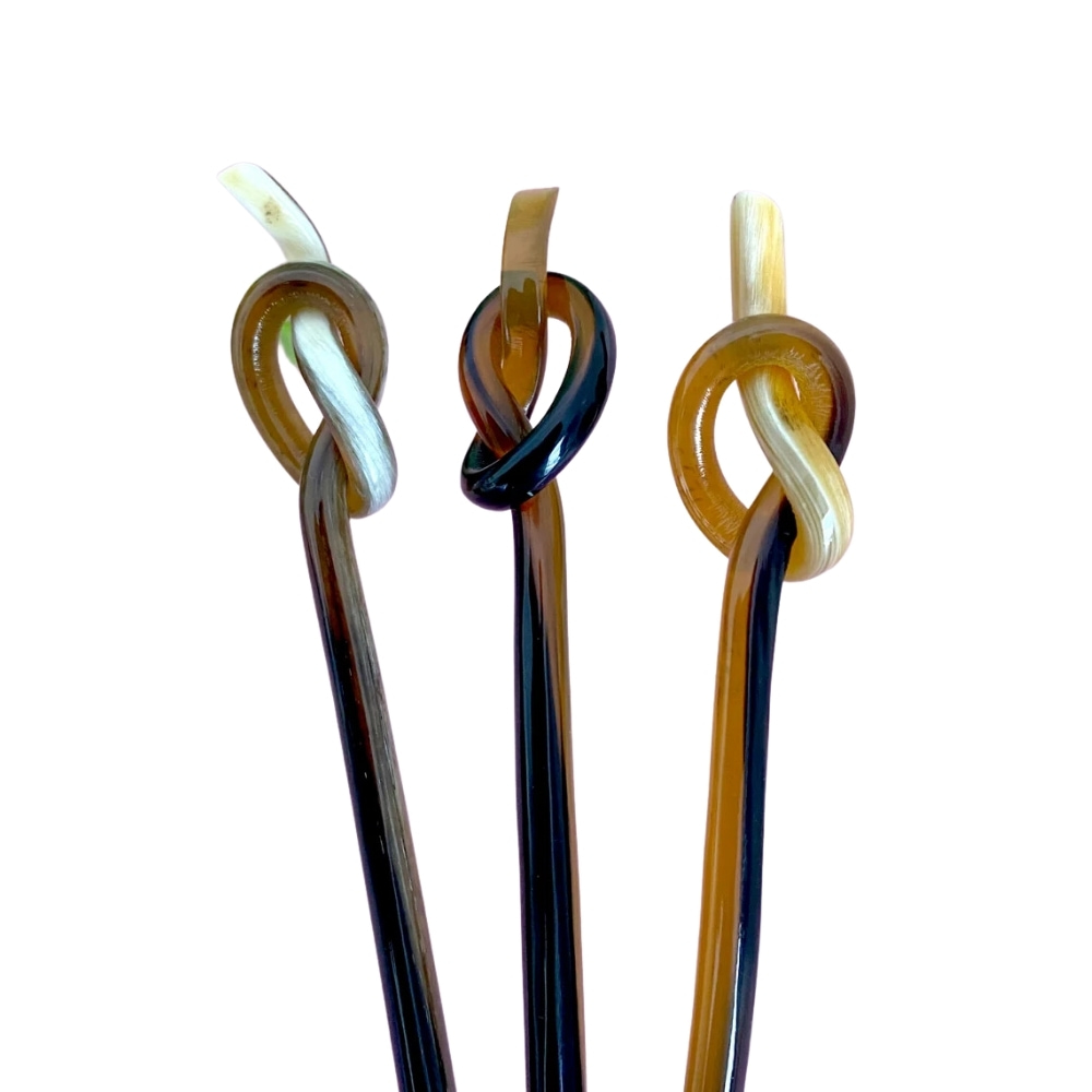 twisted horn hair sticks, wholesale, bulk