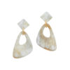 white horn earrings, wholesale, bulk
