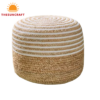 Round Jute Pouf, wholesale