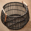 black rattan basket, wholesale, bulk
