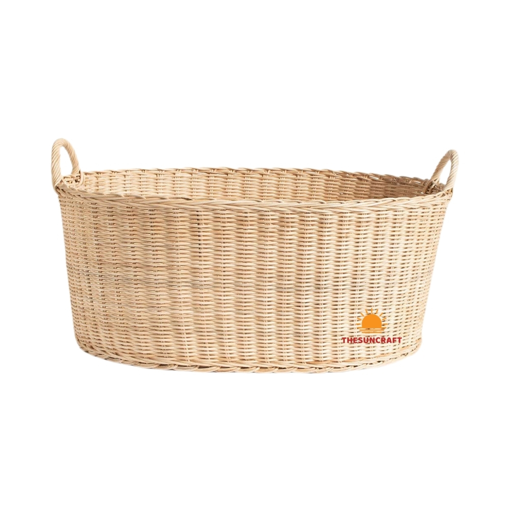 oval rattan basket, wholesale, bulk