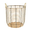 rattan basket with handle, wholesale, bulk