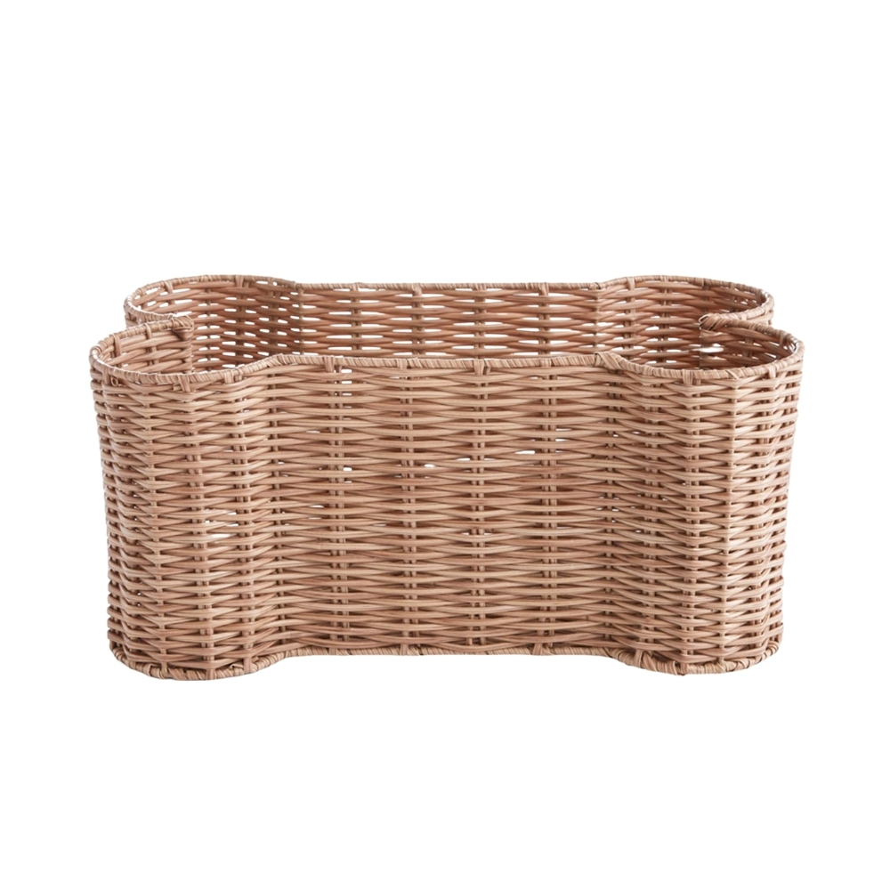 rattan bone shaped basket, bulk, wholesale
