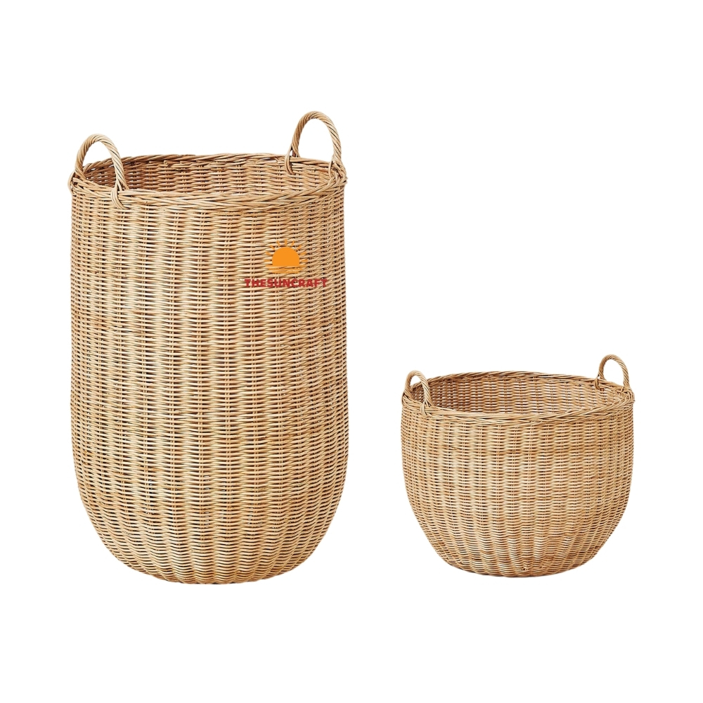 rattan storage basket, wholesale, bulk