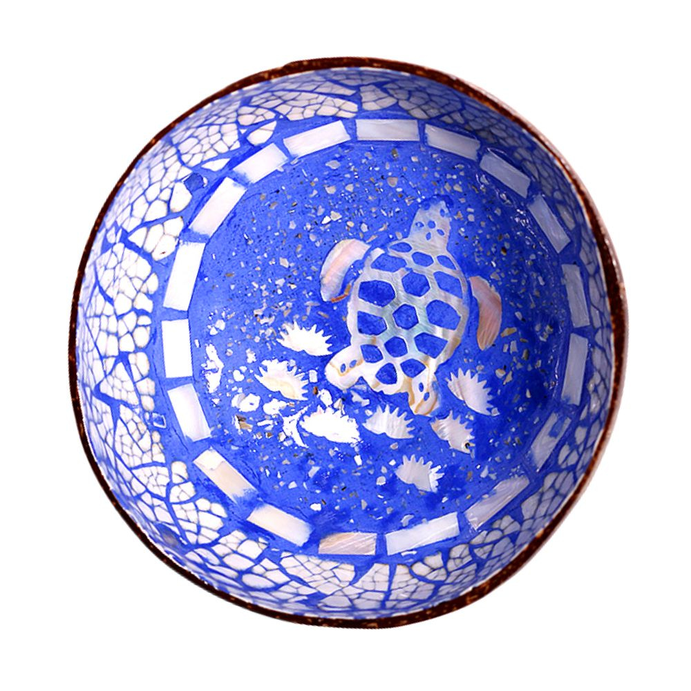 turtle mother of pearl egg shell coconut bowl, wholesale, bulk