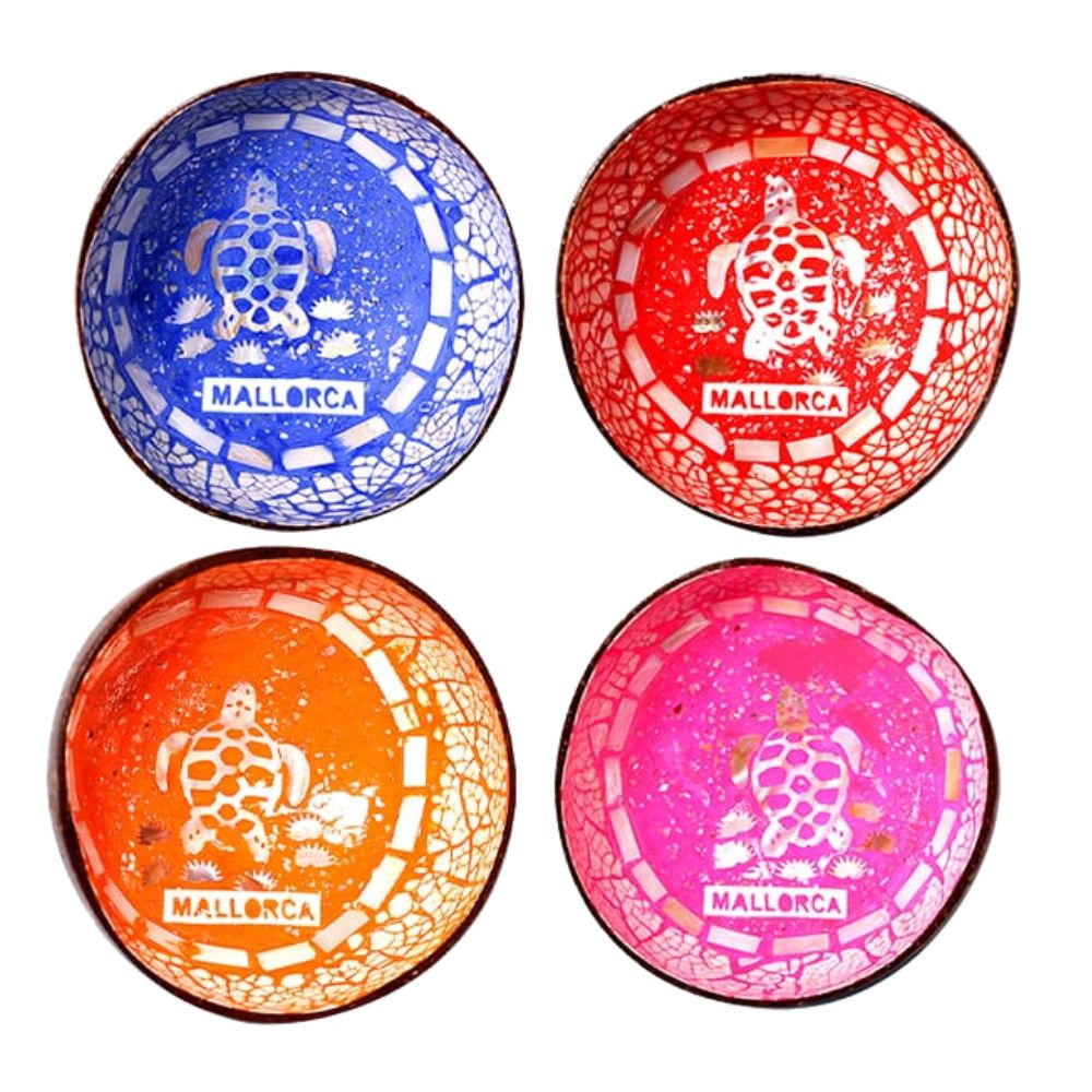 turtle mother of pearl egg shell coconut bowl, wholesale, bulk