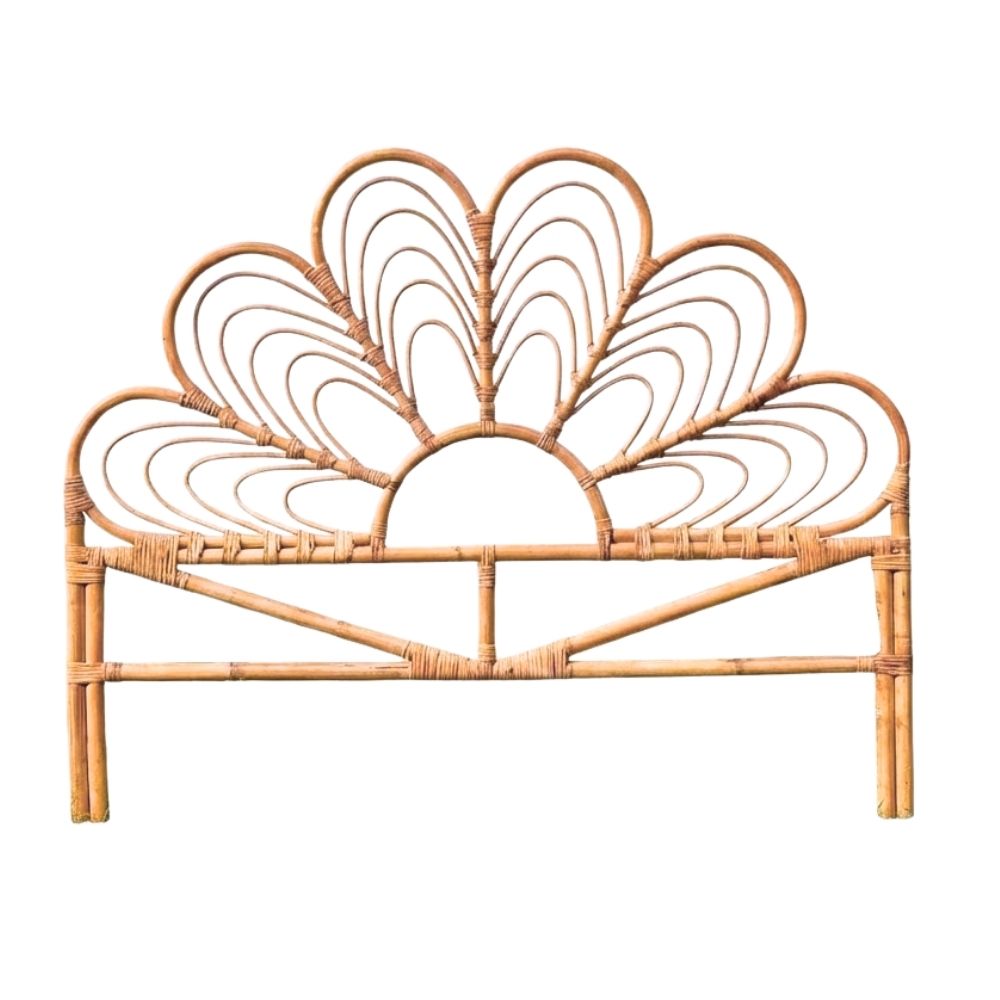 Boho rattan bed headboard (TSBH-0006)
