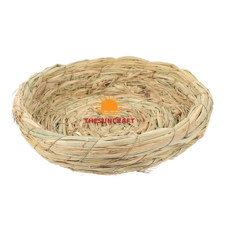 Natural Handmade Straw Bird Nest; wholesale
