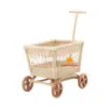 Rattan Carts Children Supermarket Trolle, wholesale