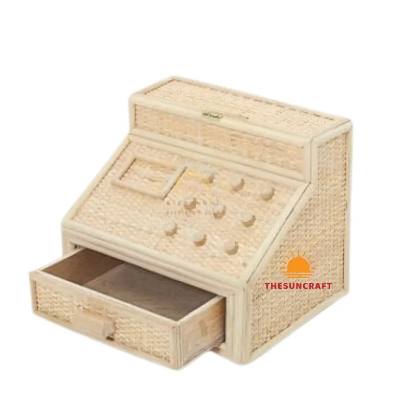 Rattan Cashier Macine Toy, wholesale