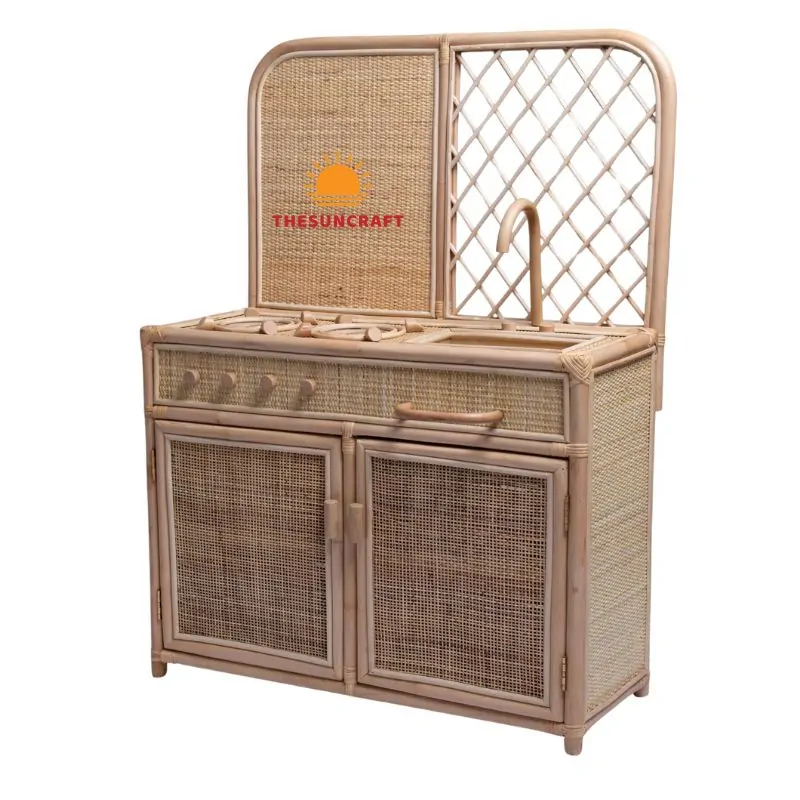 Rattan Play Kitchen, wholesale