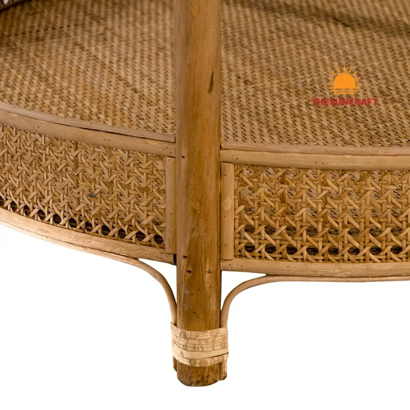 Rattan Two Tier Round Coffee Table, wholesale