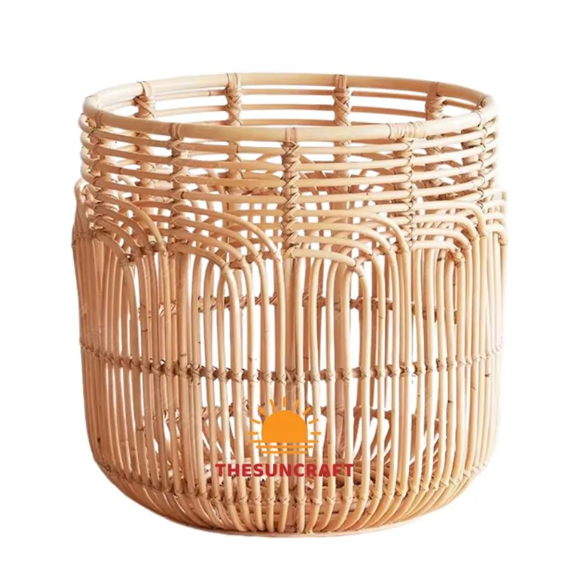 Tall Rattan Laundry Basket (TSRTB-0002)