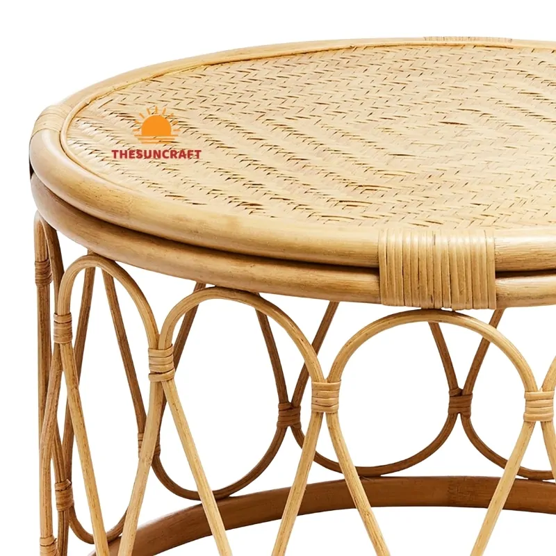 large round rattan coffee table, wholesale