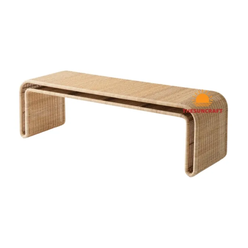 rattan waterfall coffee table, wholesale