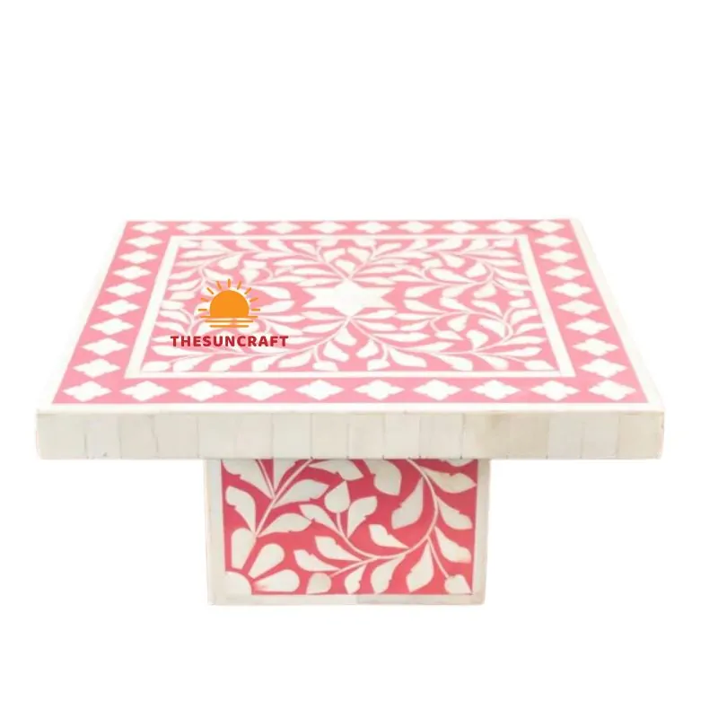Customized Inlay Round Cake Stand, wholesale
