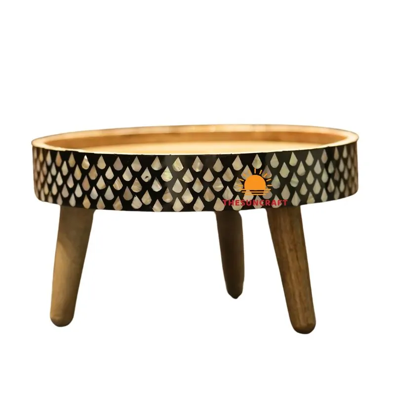 Elegant Mother Of pearl Cake Stand, wholesale